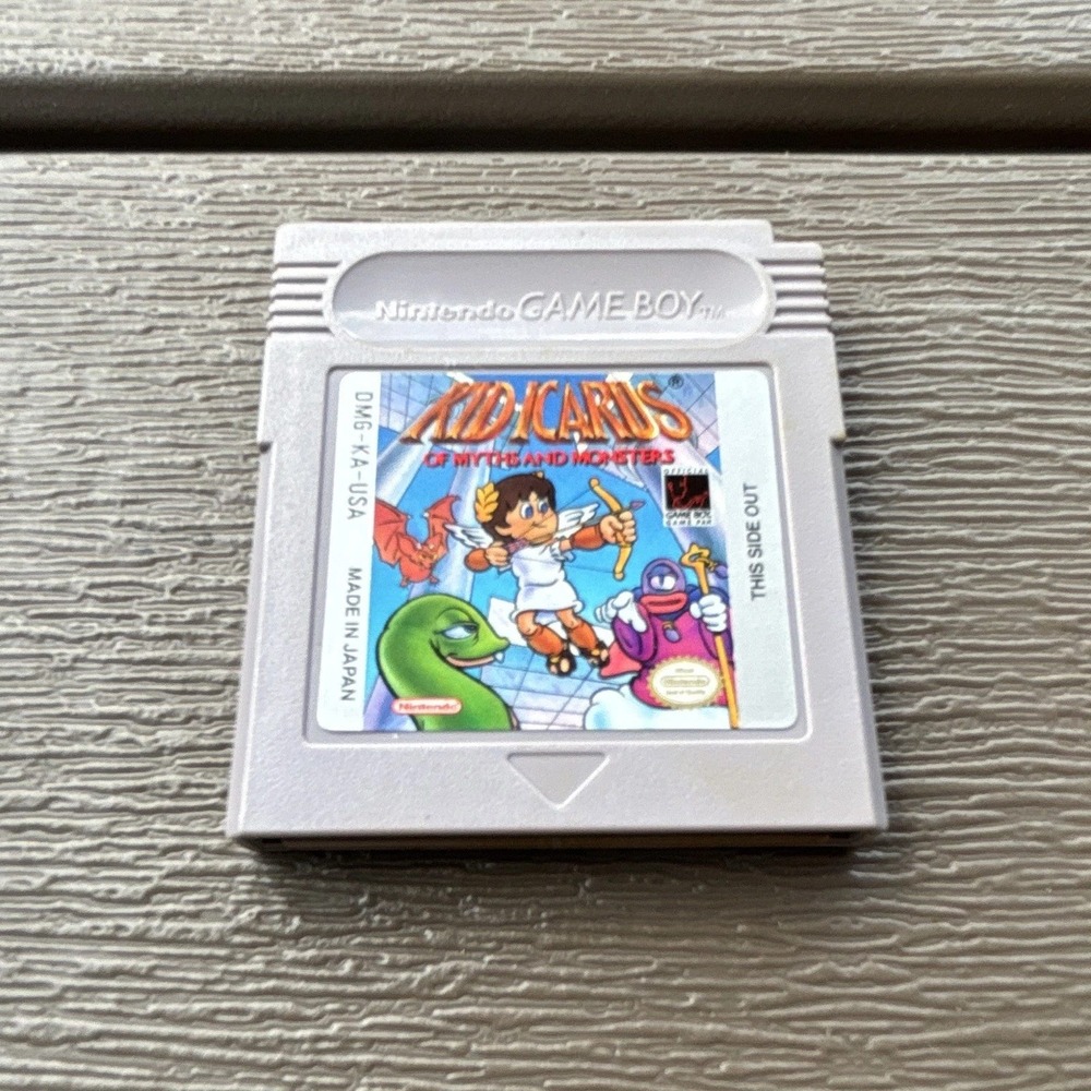 Kid Icarus Of Myths and Monsters Nintendo Game Boy DMG-KA-USA Authentic